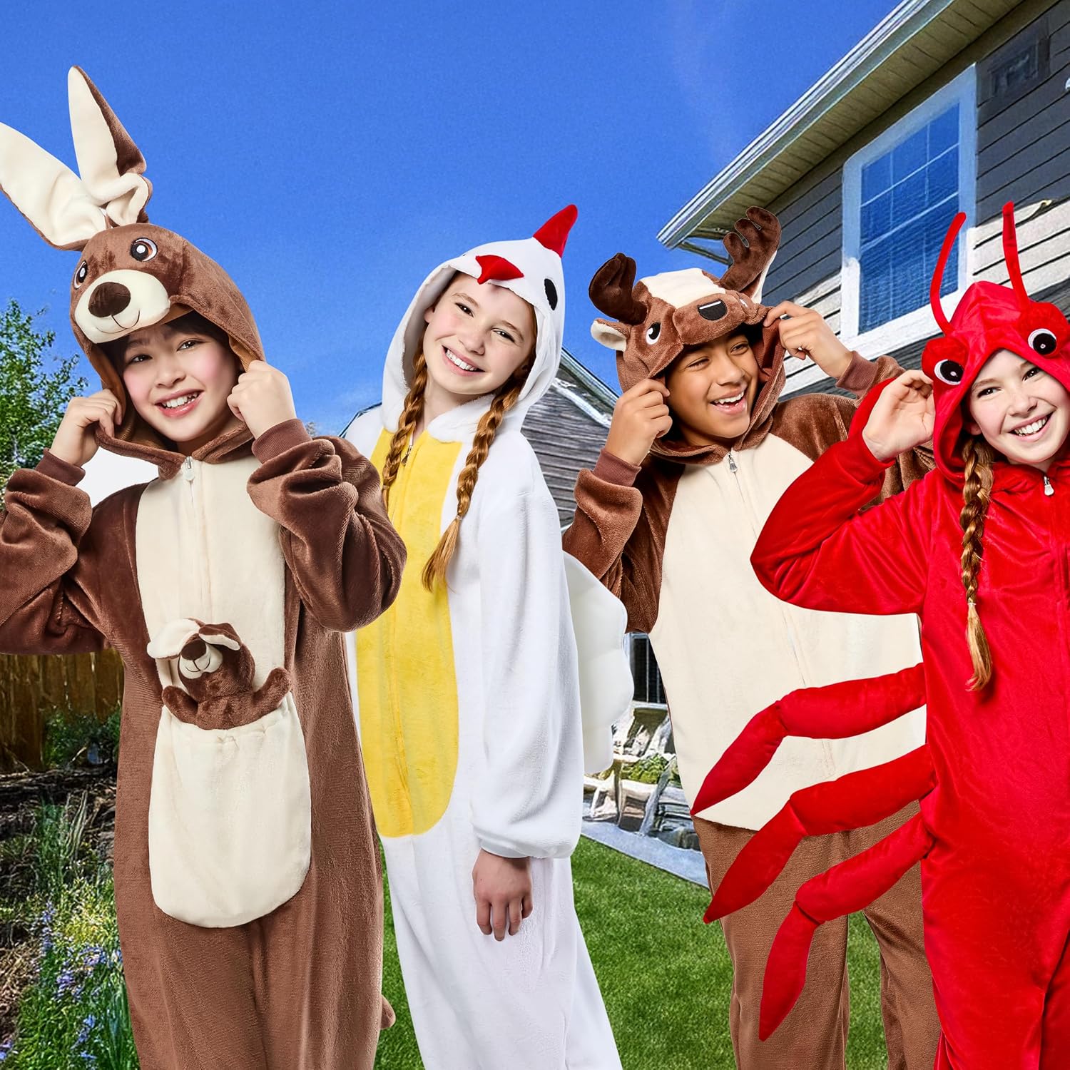 Thumbnail 6 de Rubies Chicken Comfywear kids jumpsuit 6/8 🎭