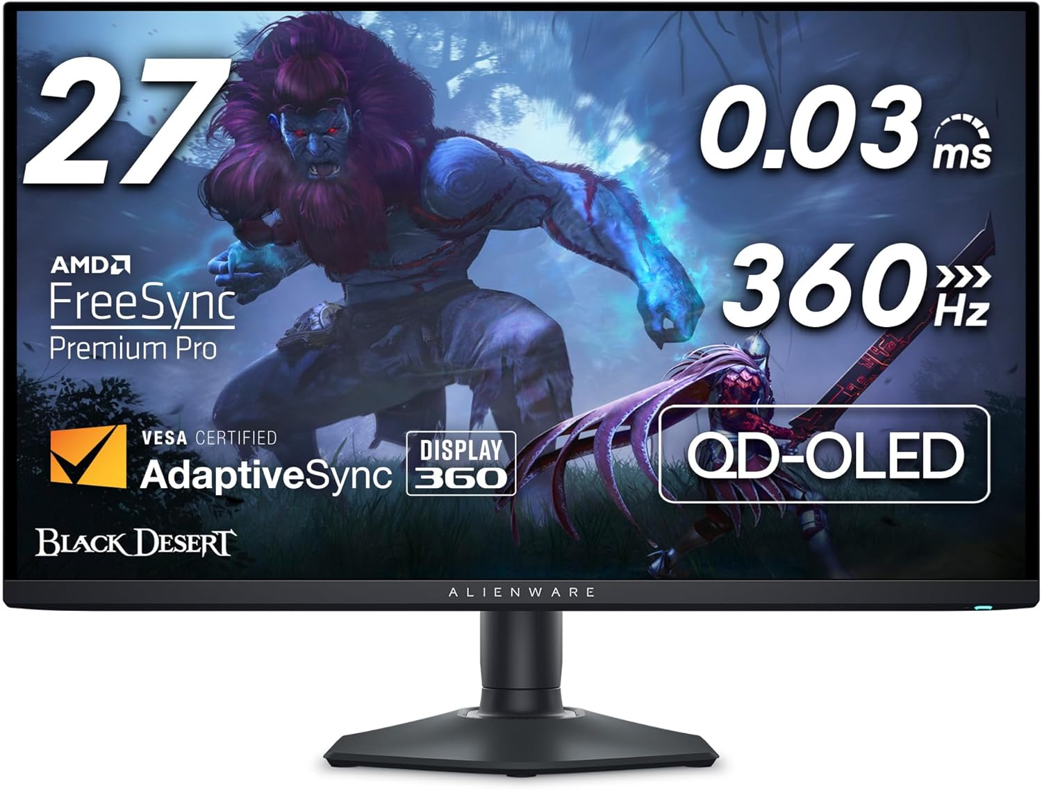 Detalle de Alienware OLED gaming monitor, 26.7-inch