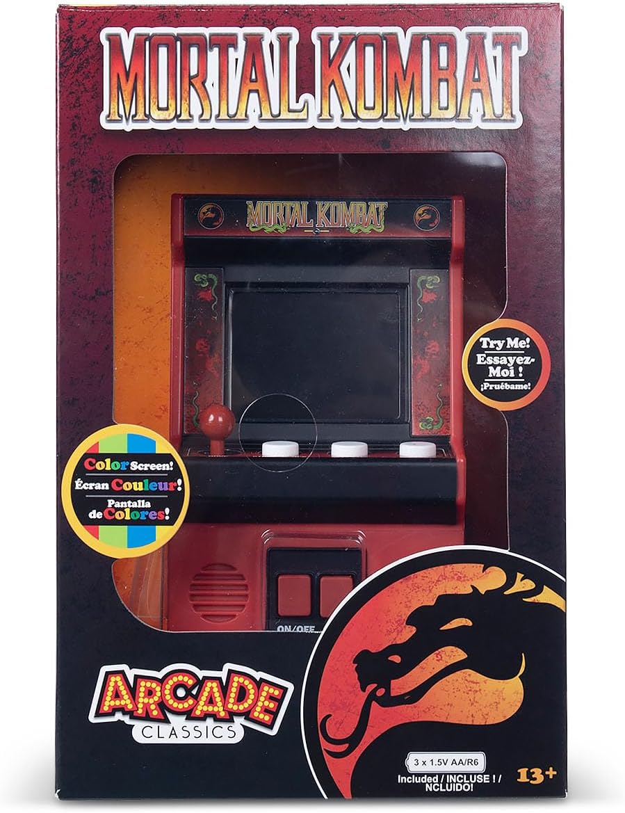 Detalle 2 de Basic Fun Arcade Classics - Console da Tavolo Retrò con Schermo TFT