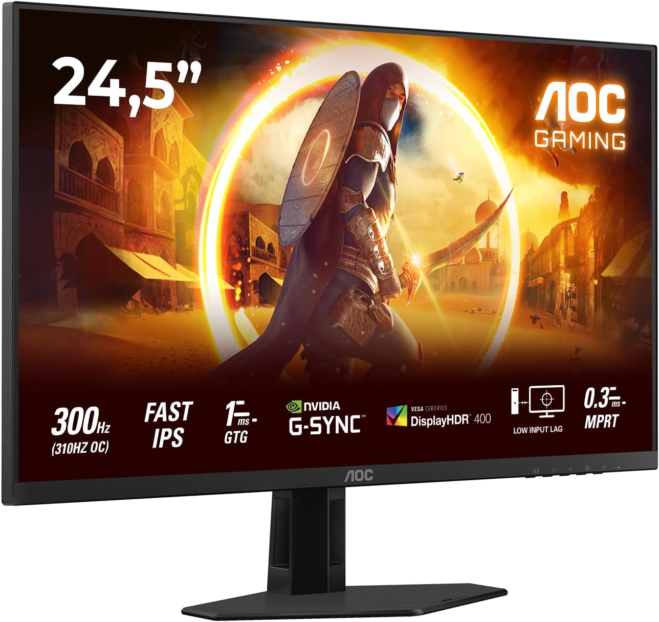Detalle de AOC 25G4SRE 24.5 inch FHD Gaming Monitor review