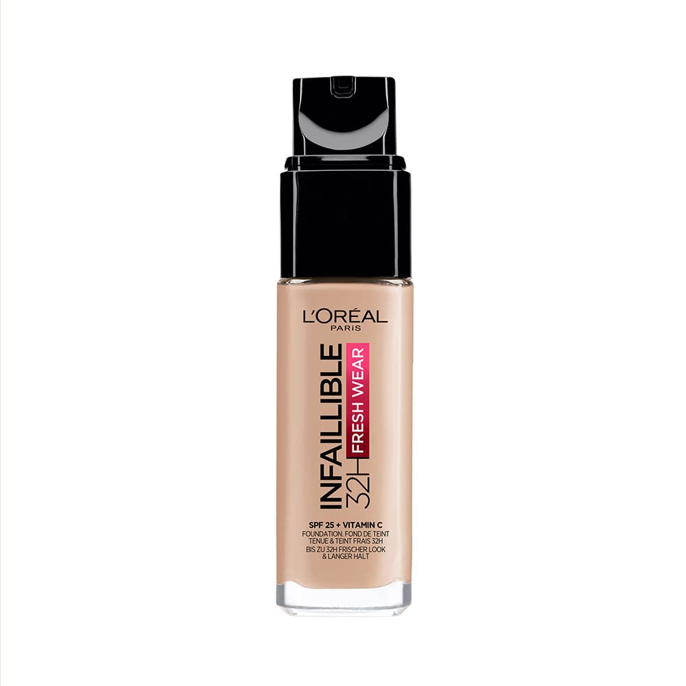 Thumbnail 1 de L’Oréal Paris Infaillible 32H Fresh Wear Make-up wasserfest mit LSF 25, Nr. 110 Cool (30 ml)