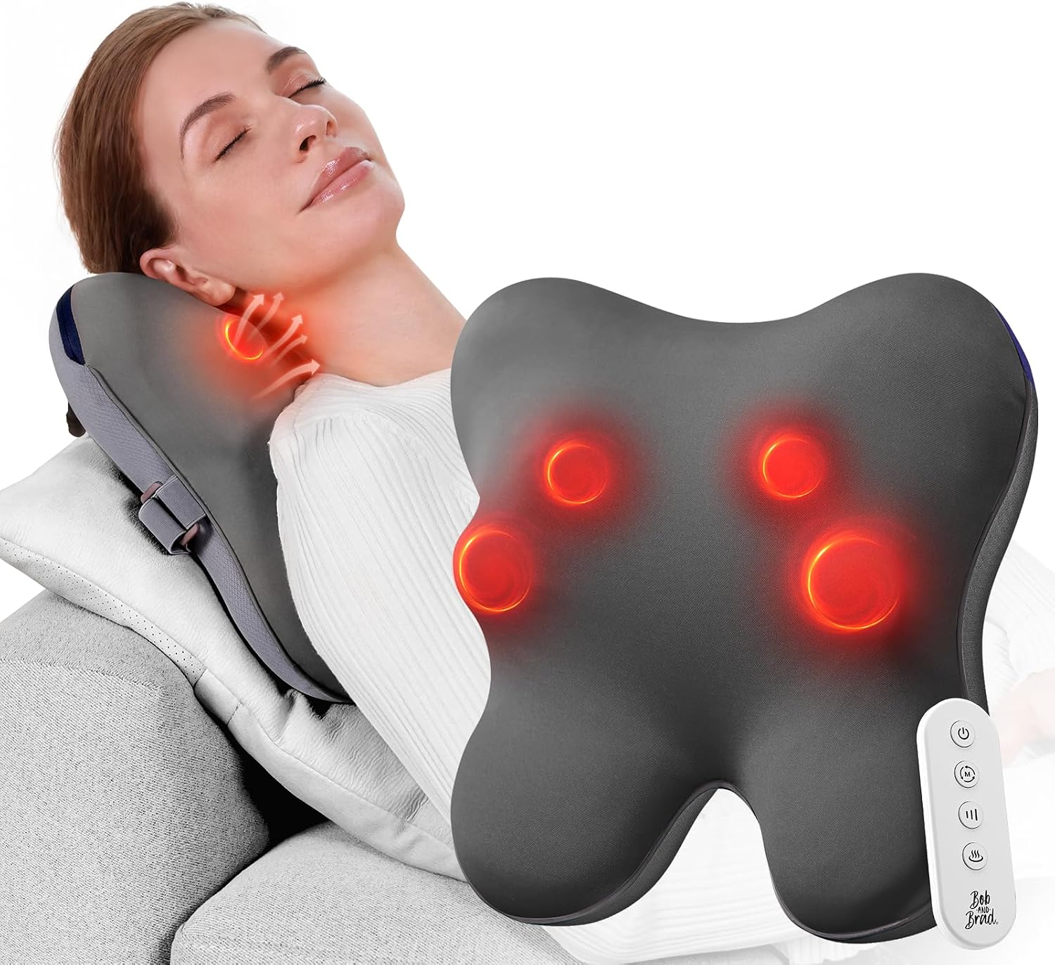 Detalle de BOB AND BRAD EZBack Plus back massager with heat and remote (3D shiatsu)