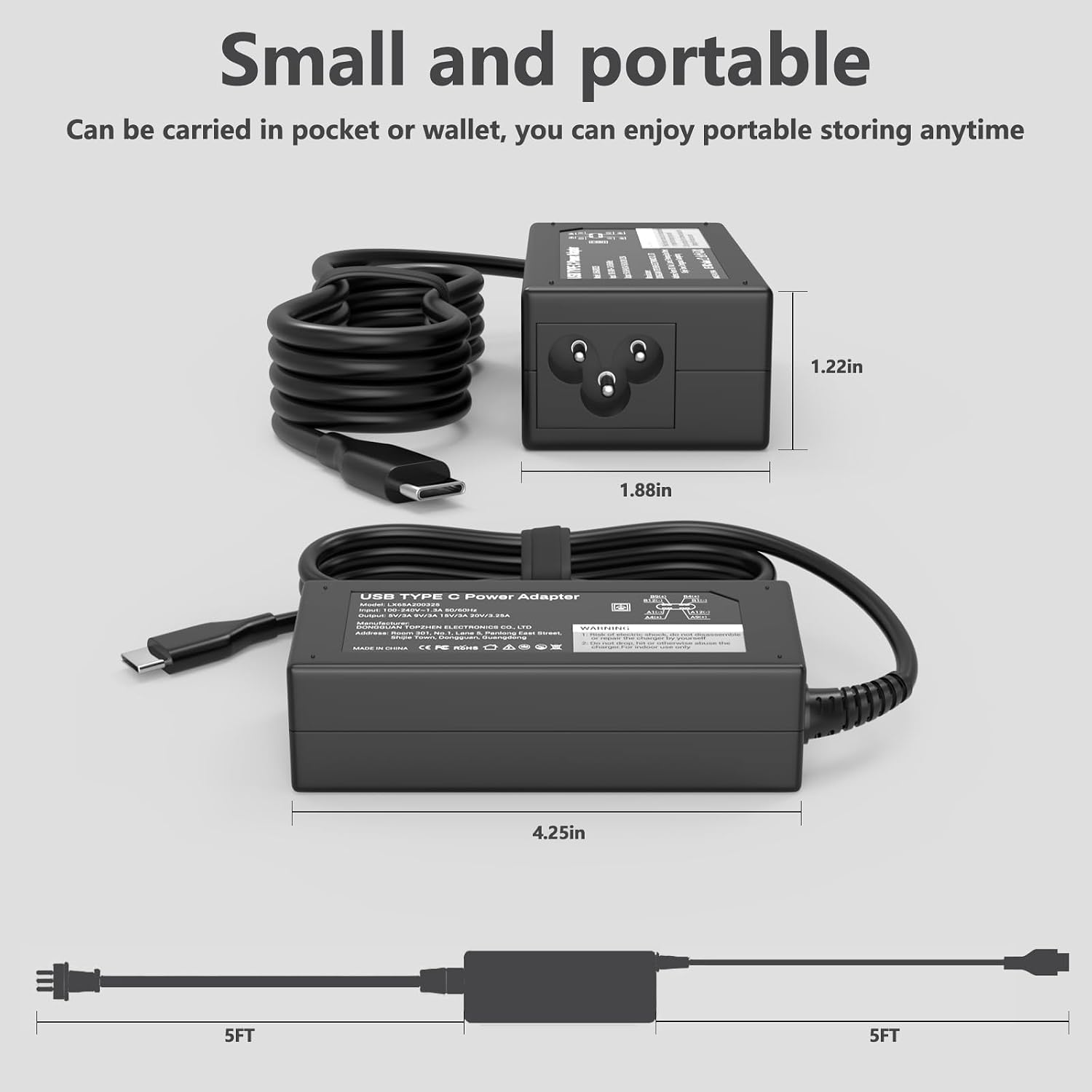 Thumbnail 4 de GKLSPL 65W USB C Laptop Charger