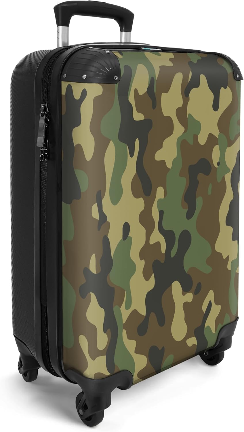 Detalle 2 de NoBoringSuitcases.com® Maleta de Cabina Camuflaje ✈