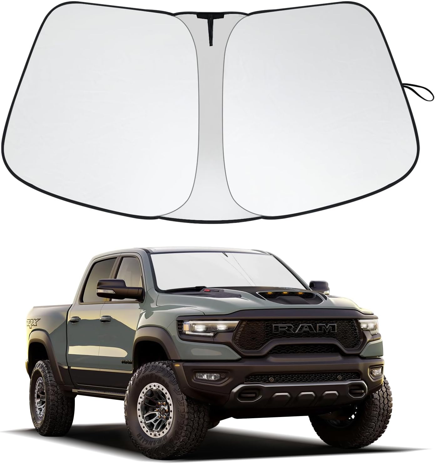 Detalle de Dodge RAM 1500 Windshield Sunshade 2010–2025