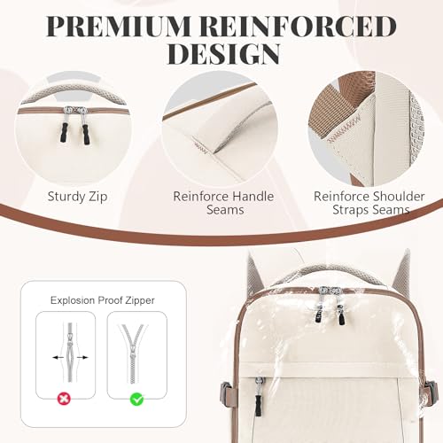 Thumbnail 5 de Hayayu Mochila de Viaje Cabina 45x36x20 cm (32L) con puerto USB y para portátil de 15.6”