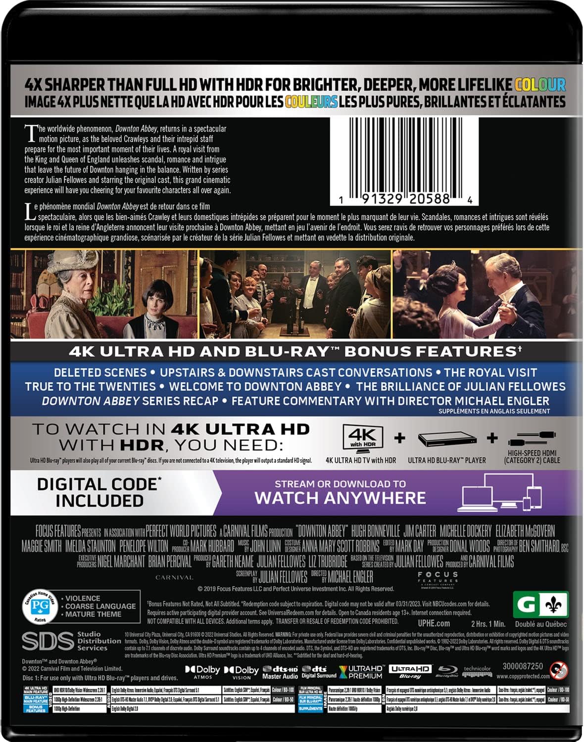Thumbnail 2 de Downton Abbey (2019) 4K Ultra HD + Blu-ray with Dolby Vision and HDR10