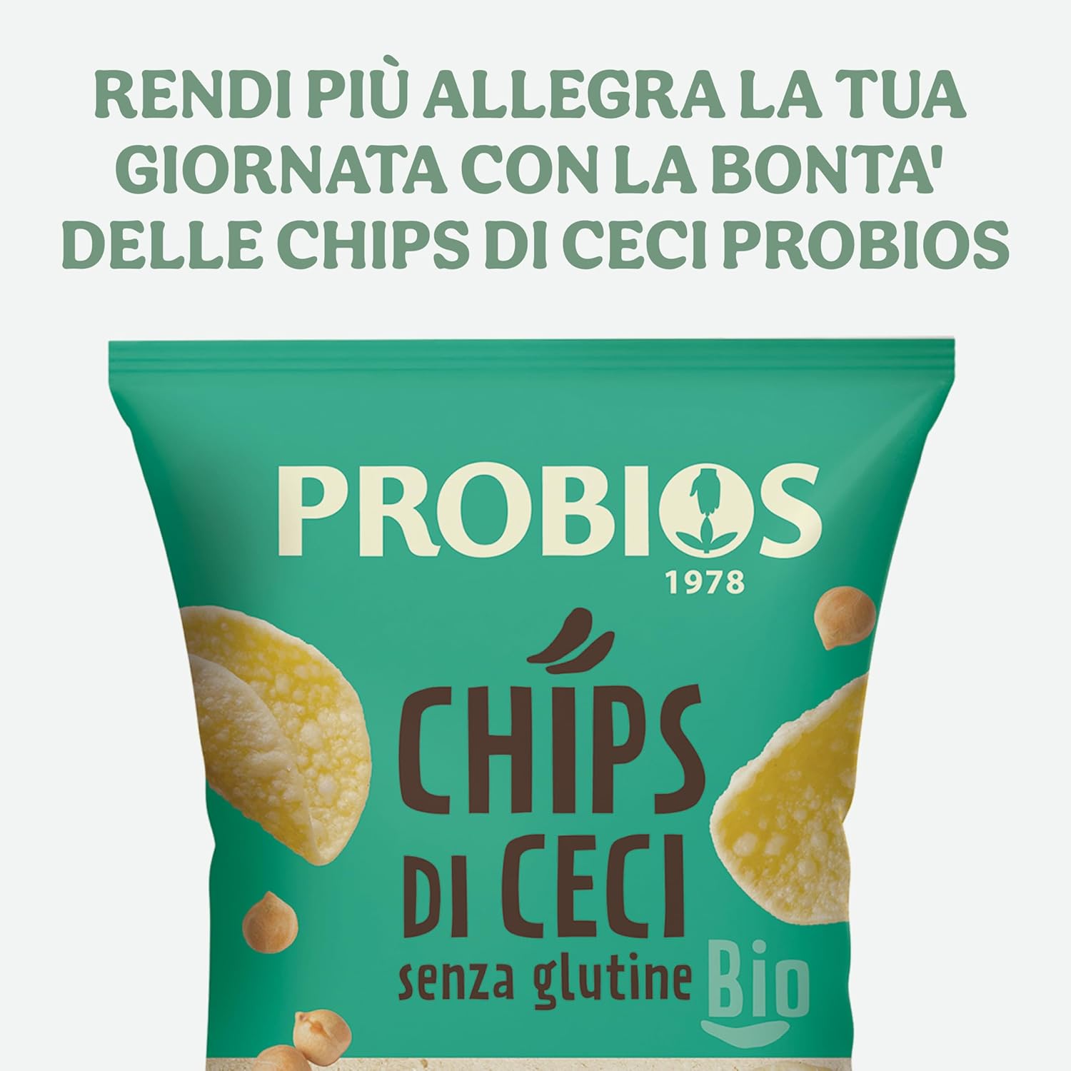 Thumbnail 4 de PROBIOS Pack de 12 chips bio de puces aux pois chiches avec pois de sécurité (12 x 40 g)