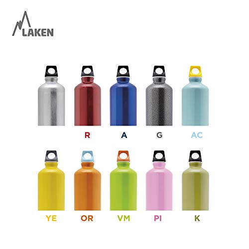 Detalle de Laken Botella de Aluminio 1,5L Gris Futura (boca estrecha)