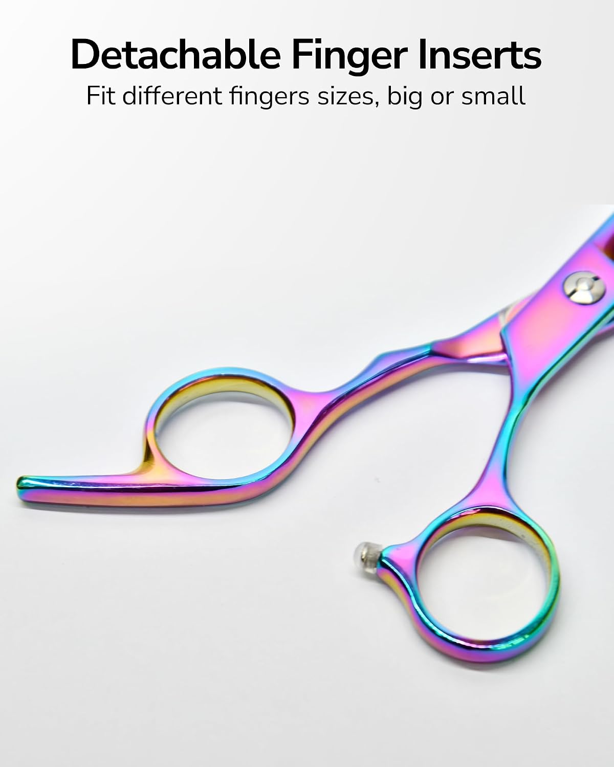 Thumbnail 6 de ULG Haarschneideschere mit Texturierungszähnen (Regenbogen), 16,5 cm – für Friseur- & Heimgebrauch