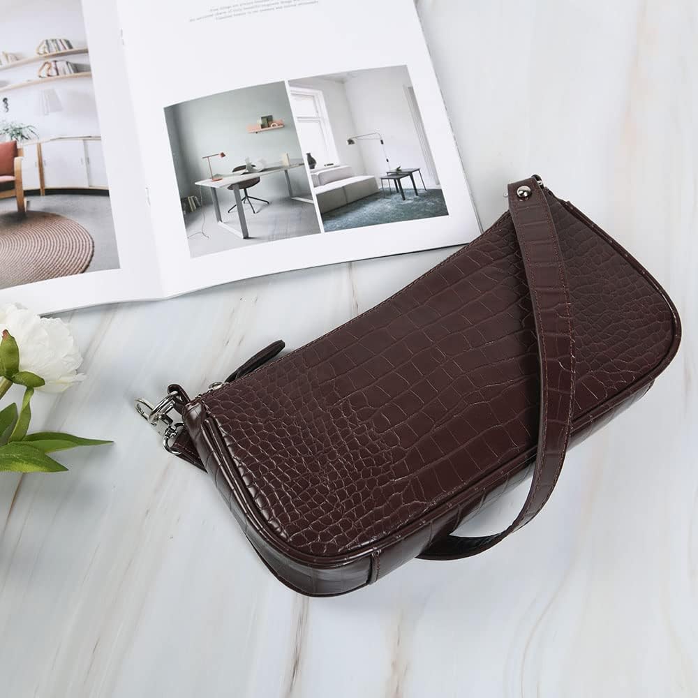Thumbnail 2 de Aucuu Mini Crocodile Pattern Shoulder Bag