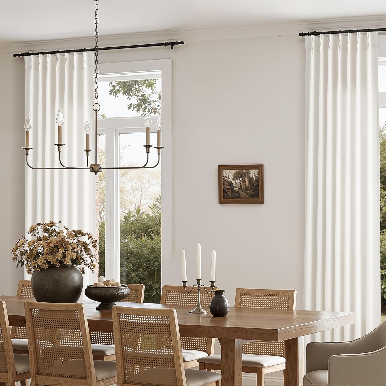 Thumbnail 4 de Nanspring Linen Curtains, 105 Inches Long