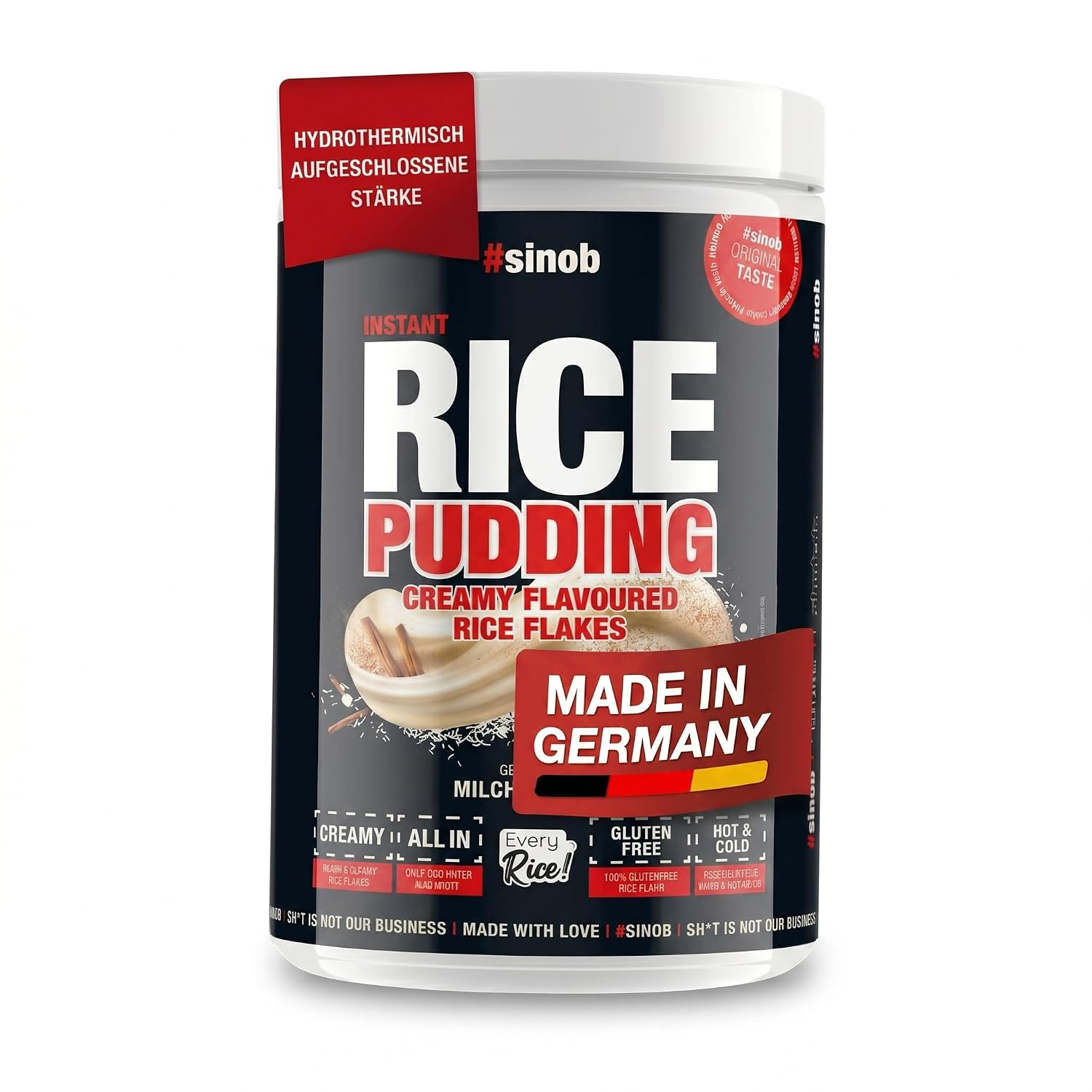 Detalle 1 de Instant Reispudding (Geschmacksneutral) – 1000 g, glutenfrei, vegan