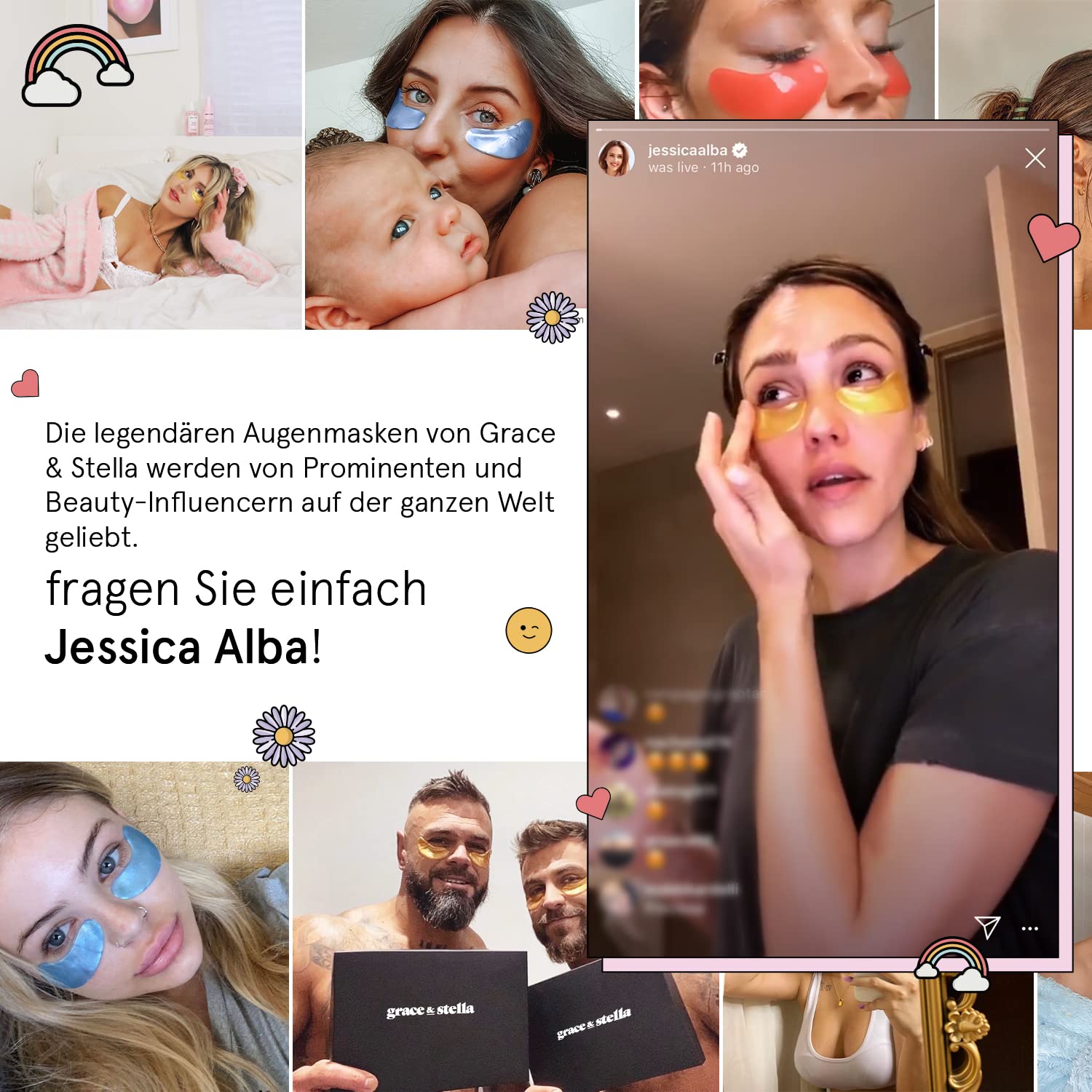 Thumbnail 5 de grace & stella Augenpads 48 Paare