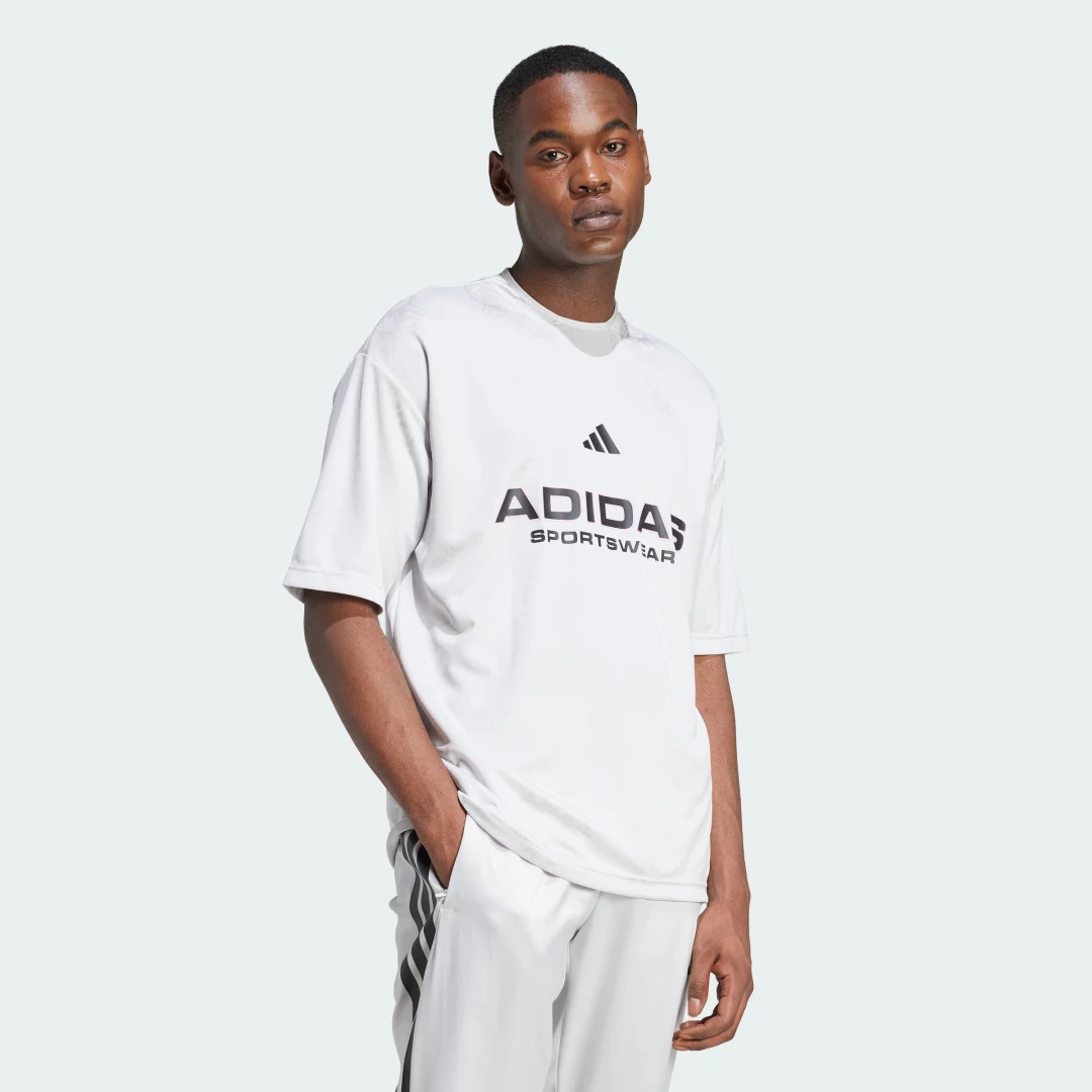 Thumbnail 2 de Camiseta Common Goal de Adidas Gris