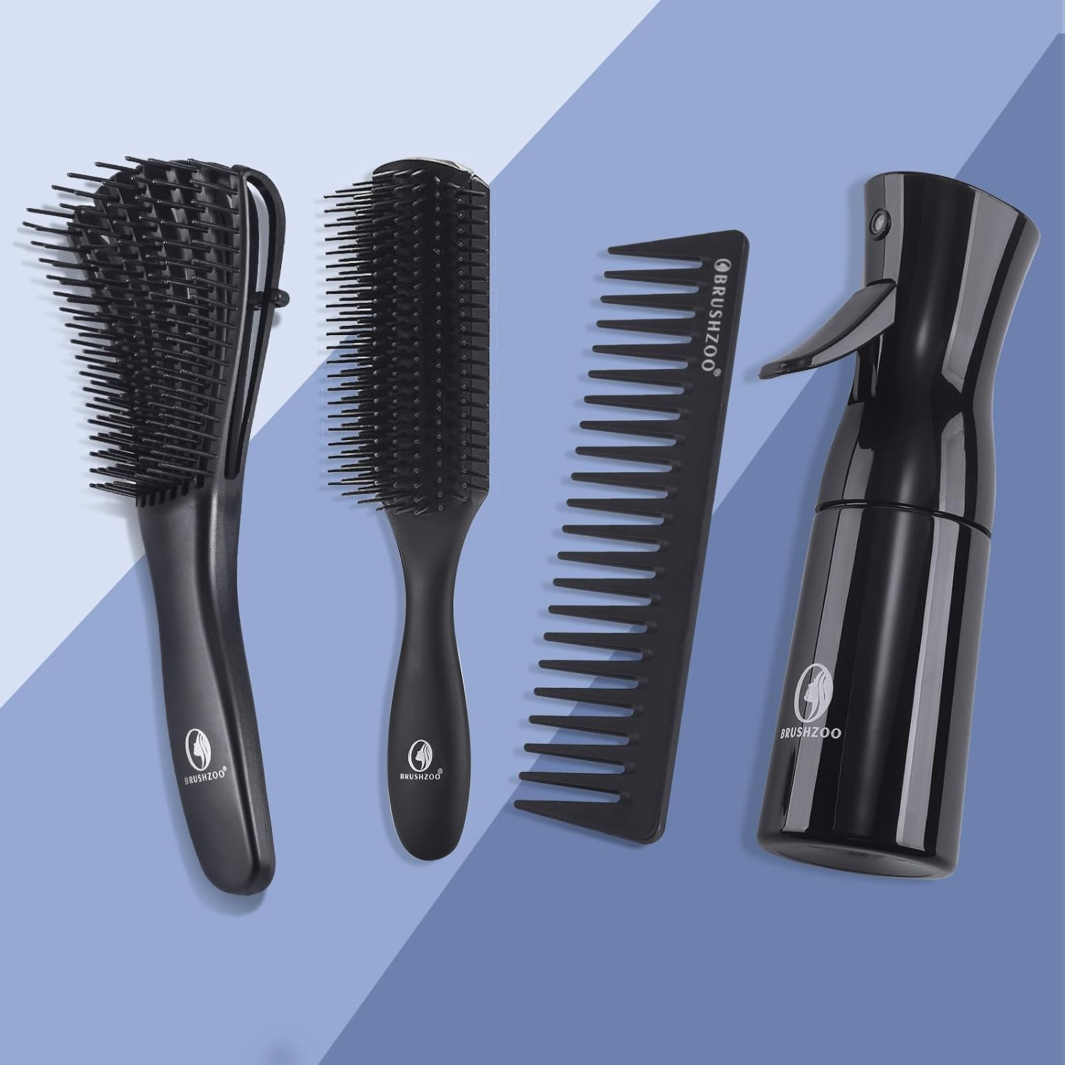 Thumbnail 6 de BRUSHZOO Hair Brush Set, 9-Row Brush