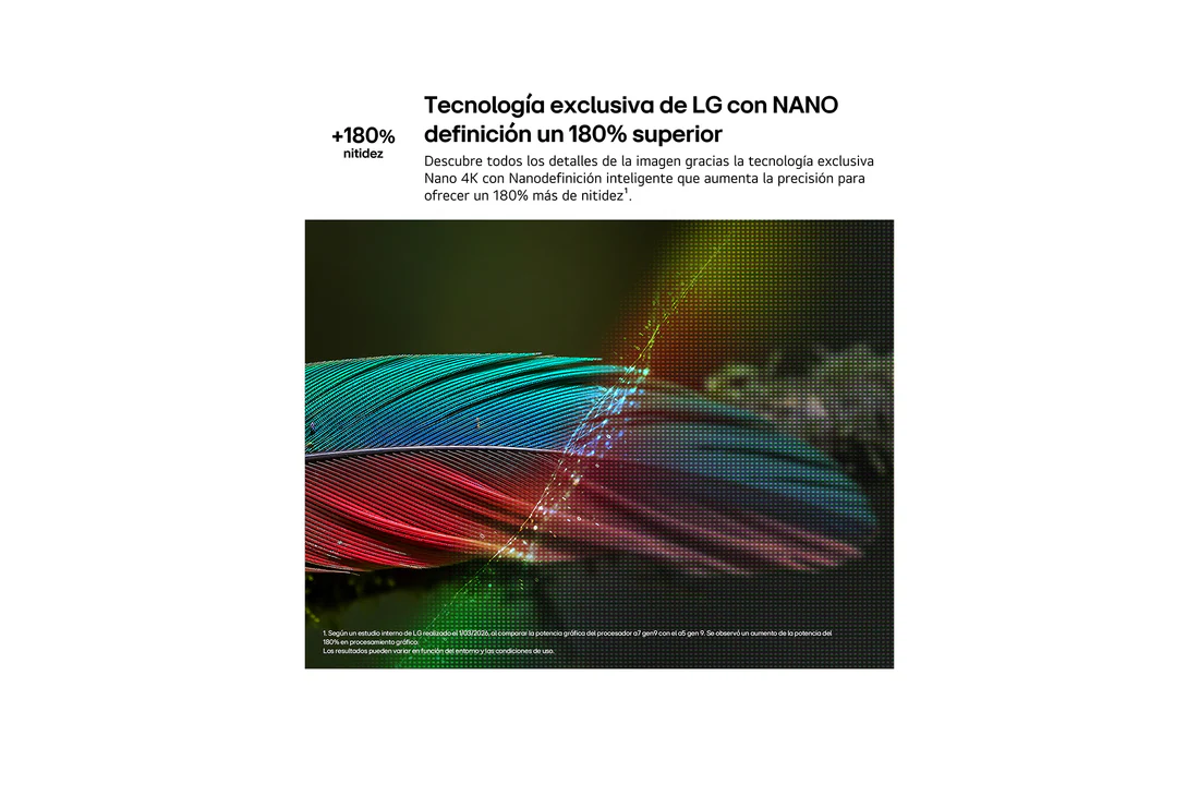 Detalle 2 de LG NANO 4K UHD AI NU8E 50" (50NU8E0B3LA): ficha práctica para comprar con cabeza