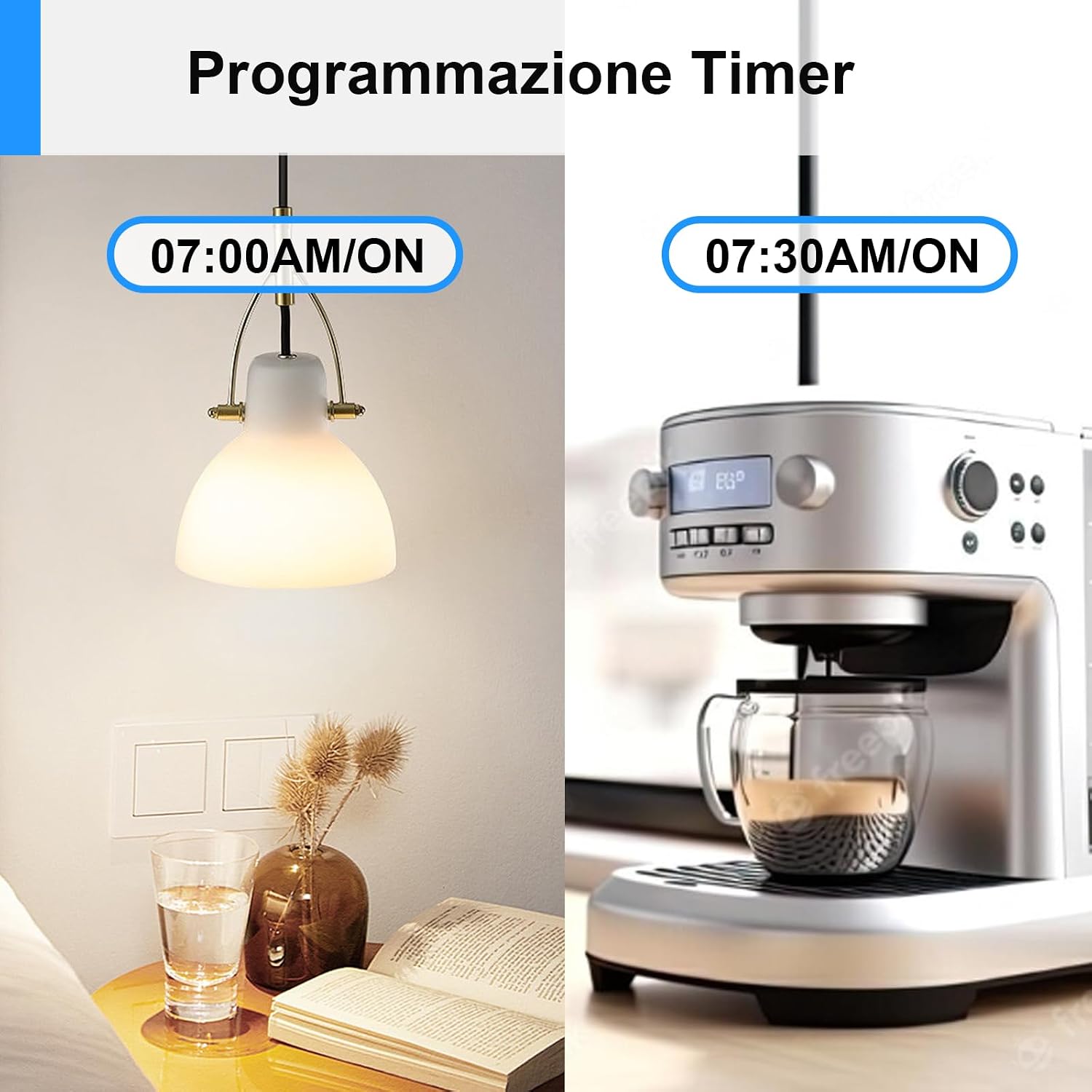 Thumbnail 5 de ANTELA Presa Wi‑Fi Italiana Type L smart plug con monitoraggio energetico (4 pezzi) compatibile con Alexa e Google Home