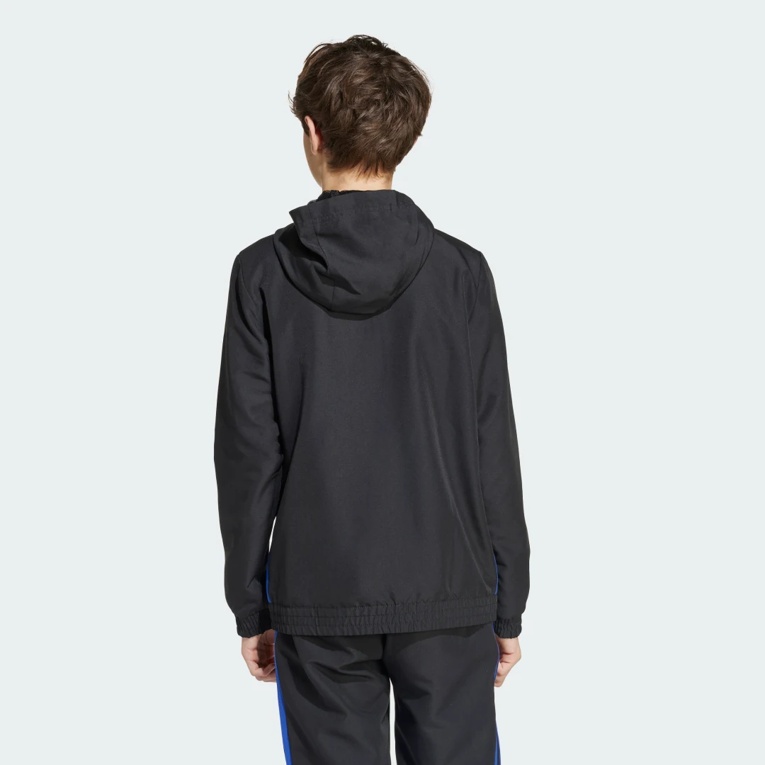 Detalle 2 de Chaqueta con capucha Tiro 25 Essentials (Adolescentes) de Adidas — color Negro