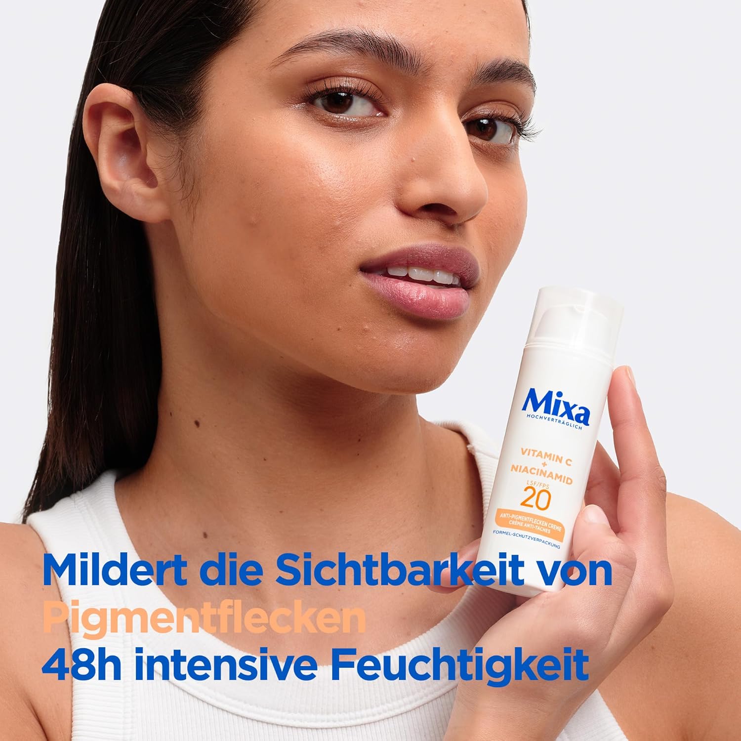 Thumbnail 1 de Mixa Crema antipigmento con vitamina C e niacinamide, SPF 20, 50 ml