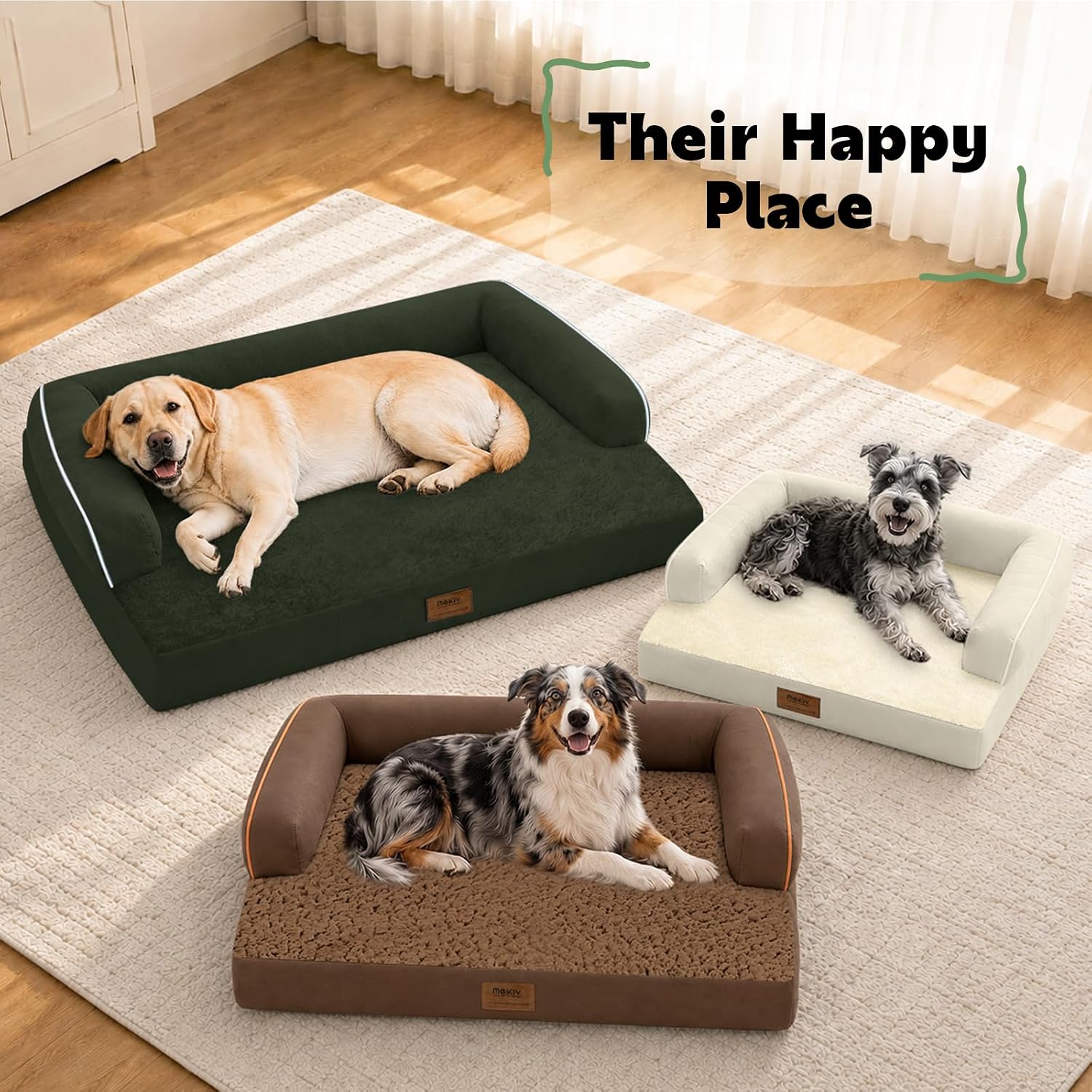 Detalle 2 de MEKIY Orthopedic Dog Bed, 42 x 30 Inch