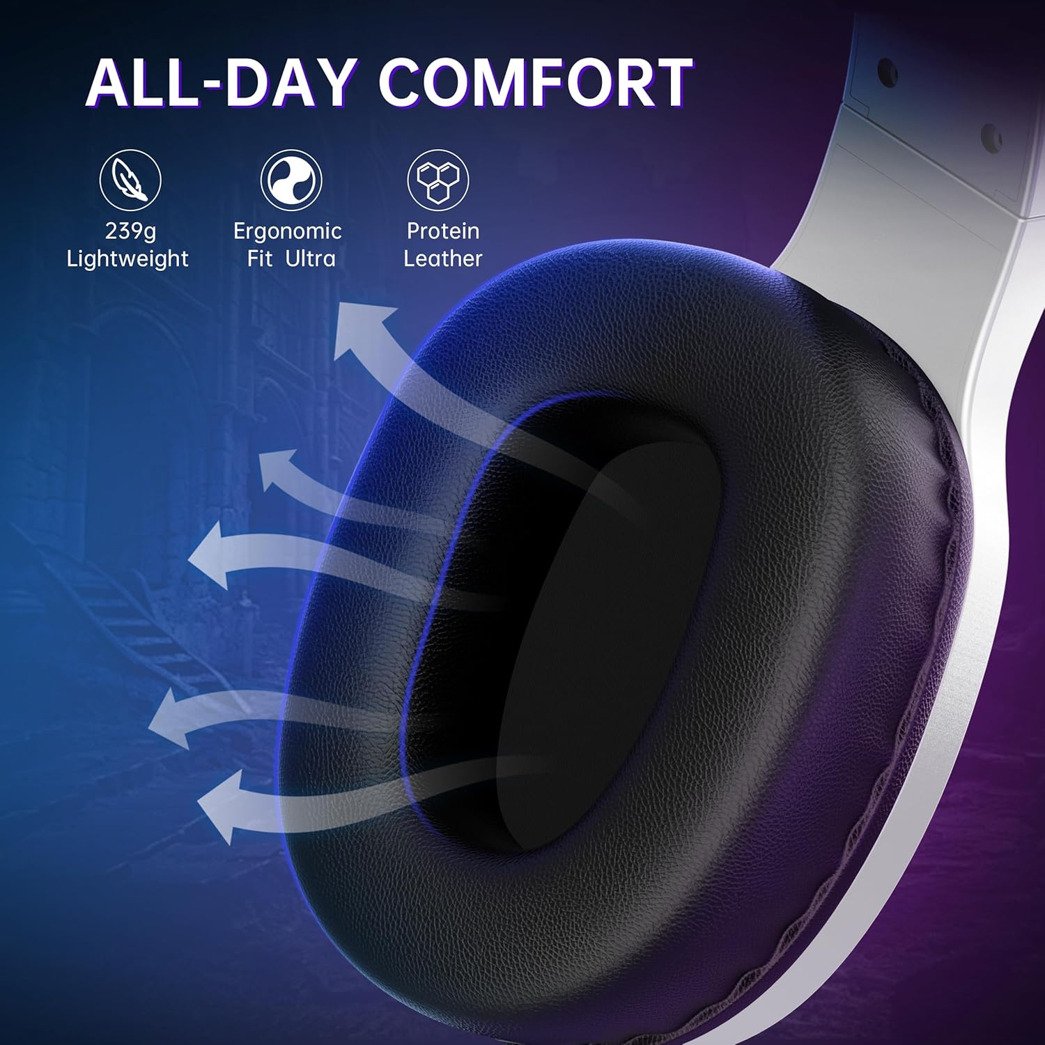 Detalle de AOC Wireless Gaming Headset for PC, PS5