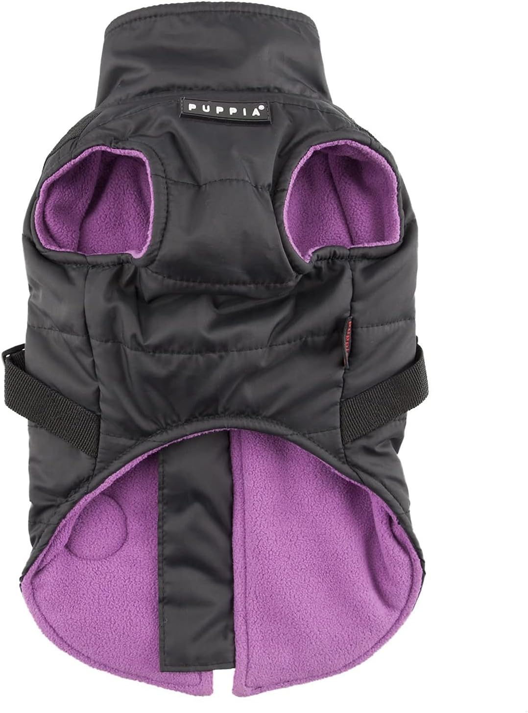 Detalle 2 de Puppia Mountaineer II – zimowa kamizelka dla psa z uprzężą, szara, M