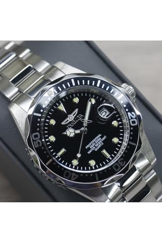 Thumbnail 8 de Invicta Pro Diver 37 mm in acciaio inox con movimento al quarzo – Argento/Nero