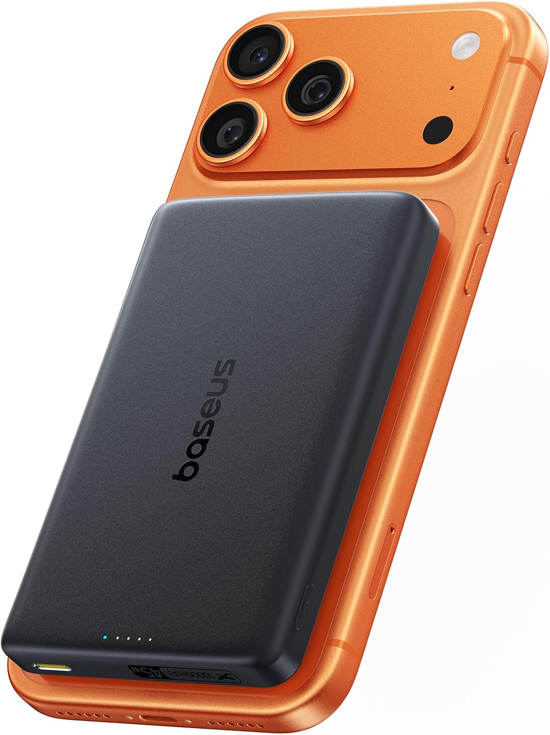 Baseus PicoGo AM52 MagSafe Powerbank — Batterie externe magnétique 10000 mAh, 25 W Qi2.2 et 45 W PD