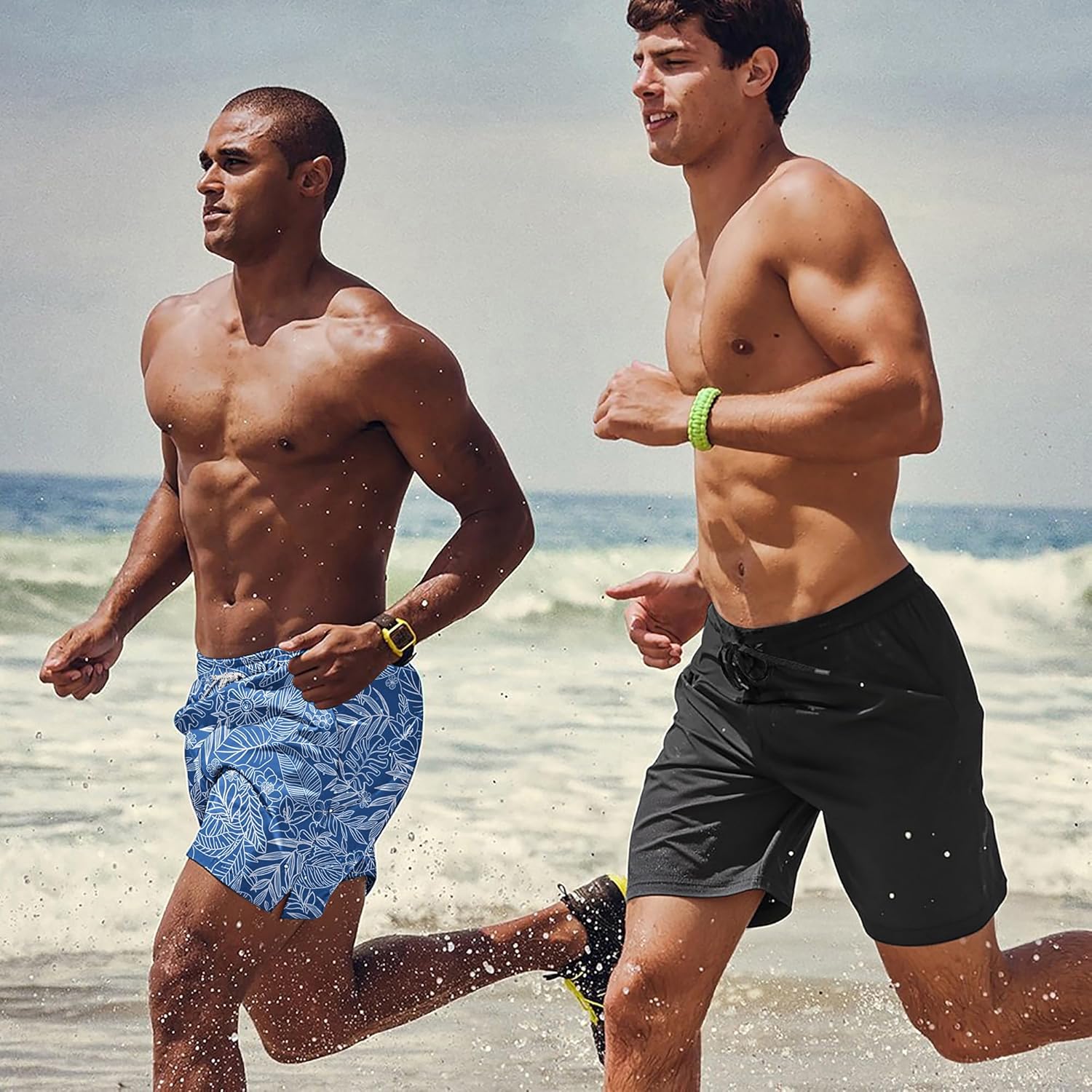 Thumbnail 2 de COOFANDY swim trunks quick-dry 90% nylon