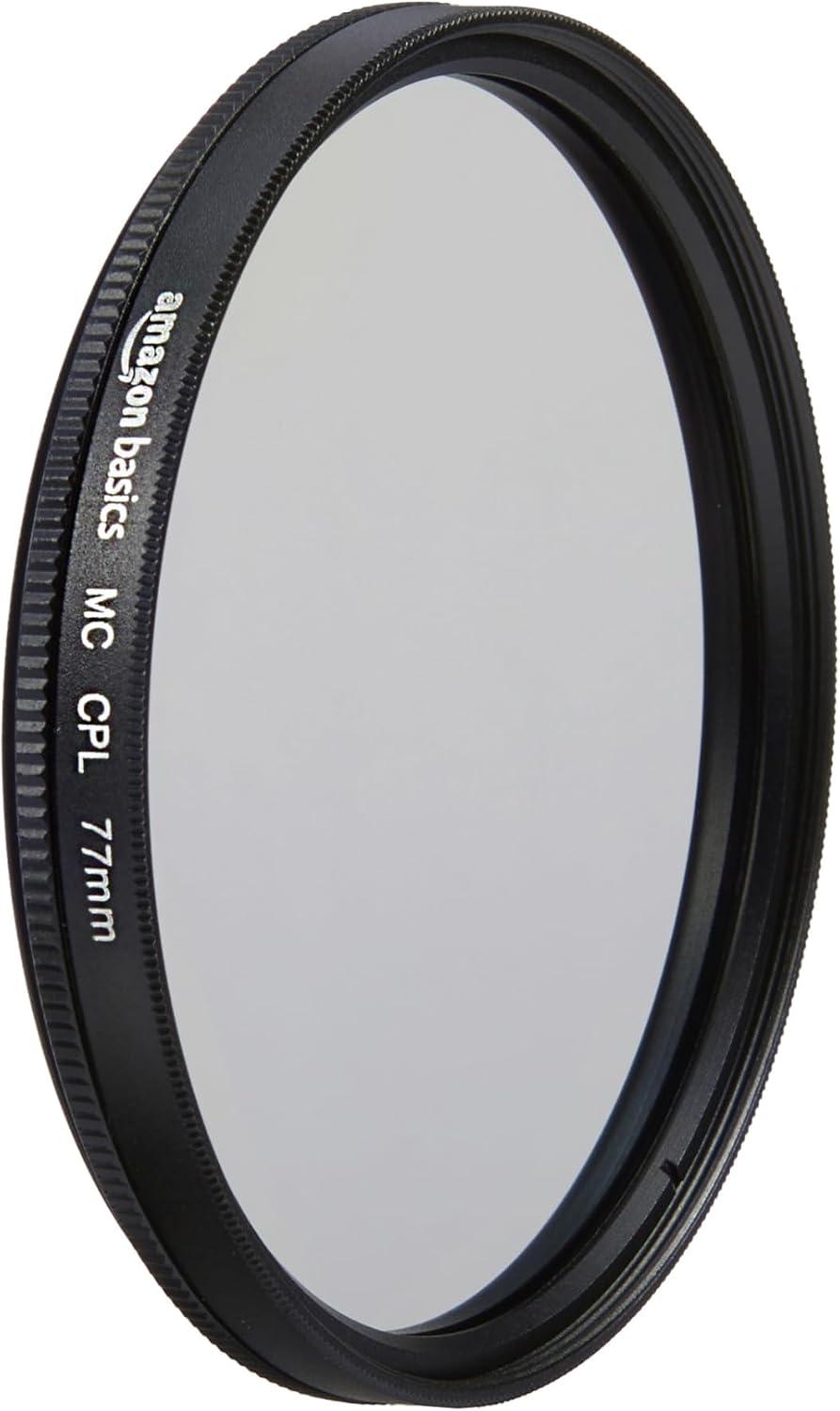 Detalle de Amazon Basics 77mm Circular Polarizer Protection Filter for Deeper Colours & Reduced Glare