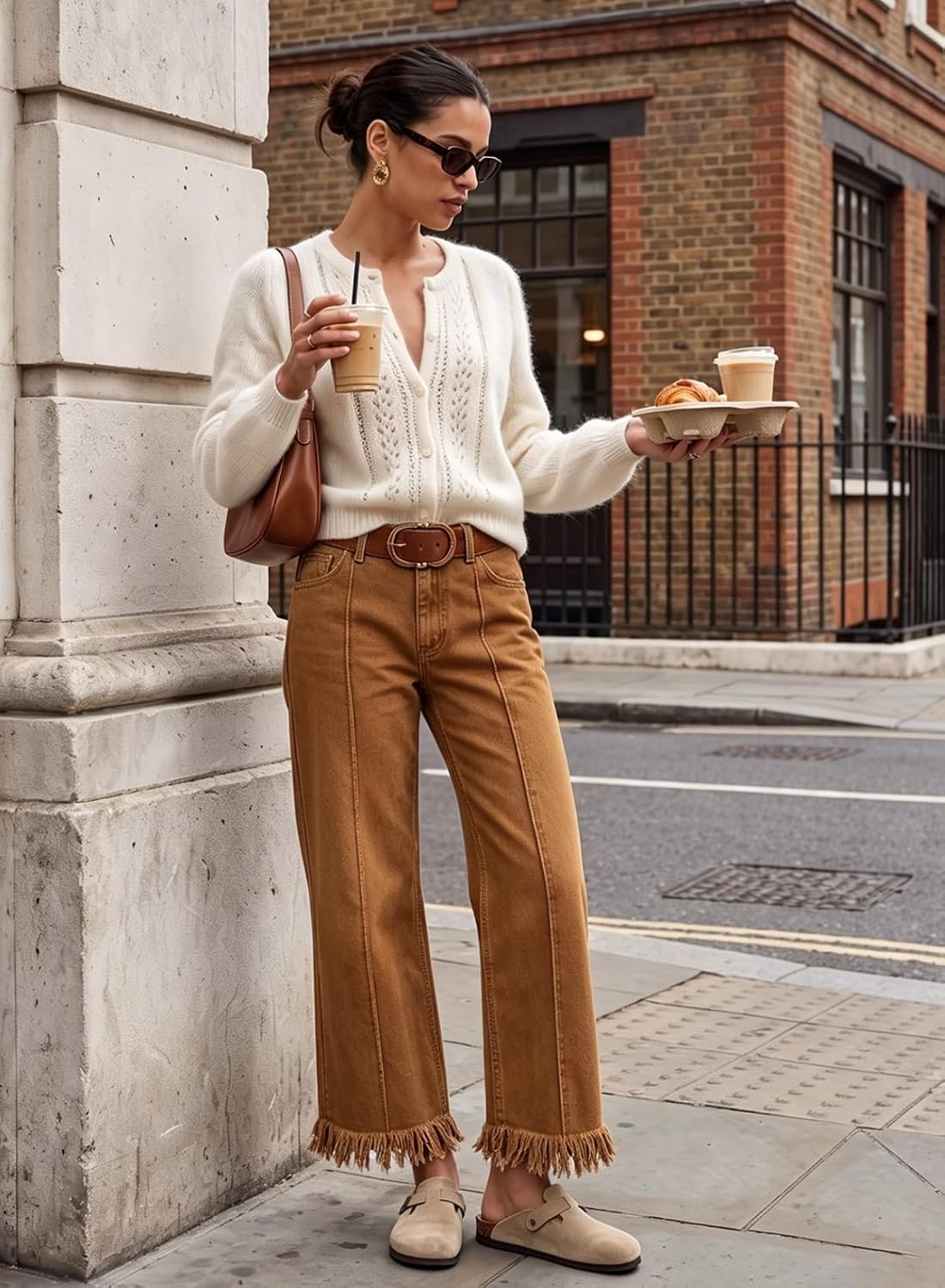 Detalle 2 de Sidefeel Wide-Leg Jeans, Mid-Rise