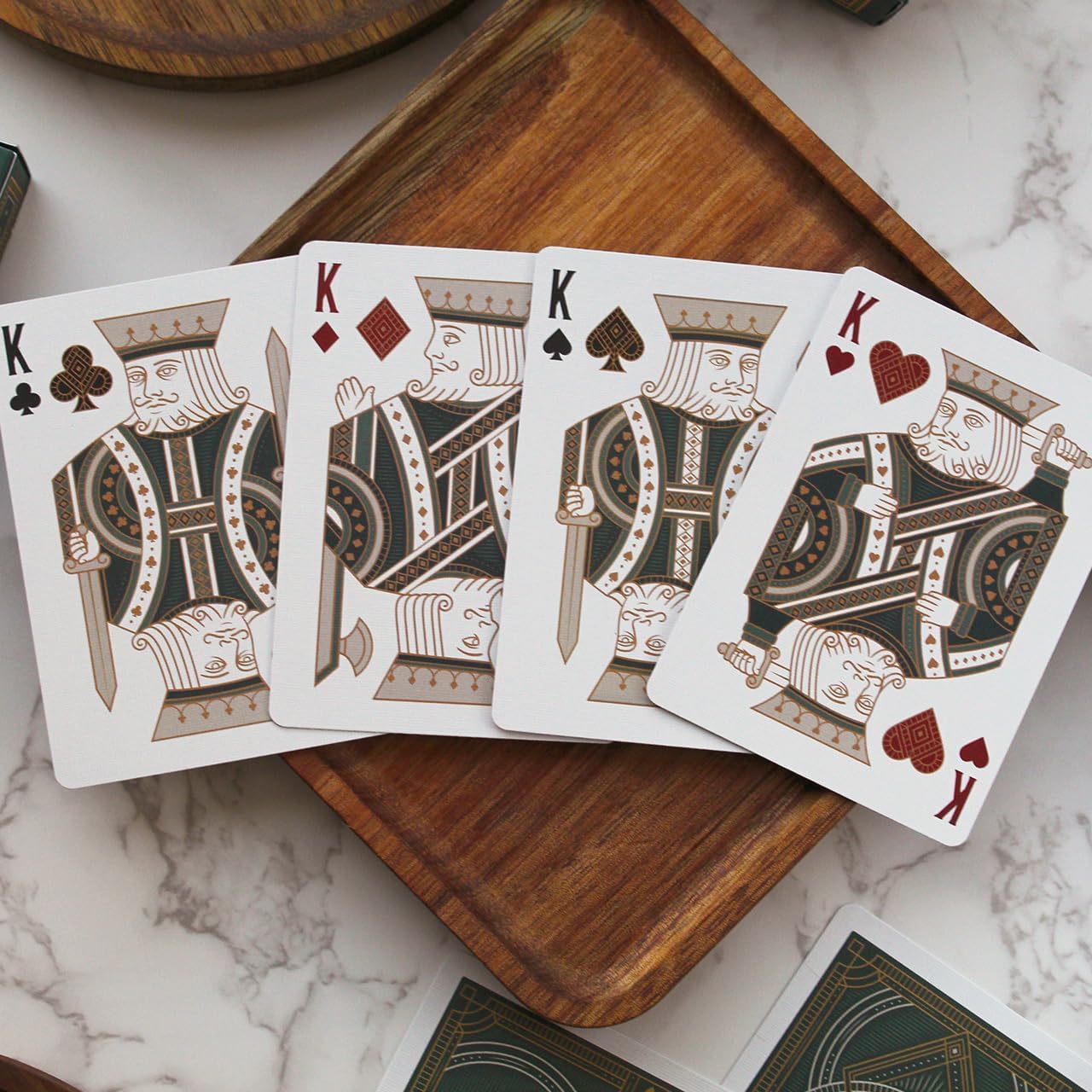 Thumbnail 6 de Bicycle Byzantine Designer-Spielkarten (Poker, Skat) – White