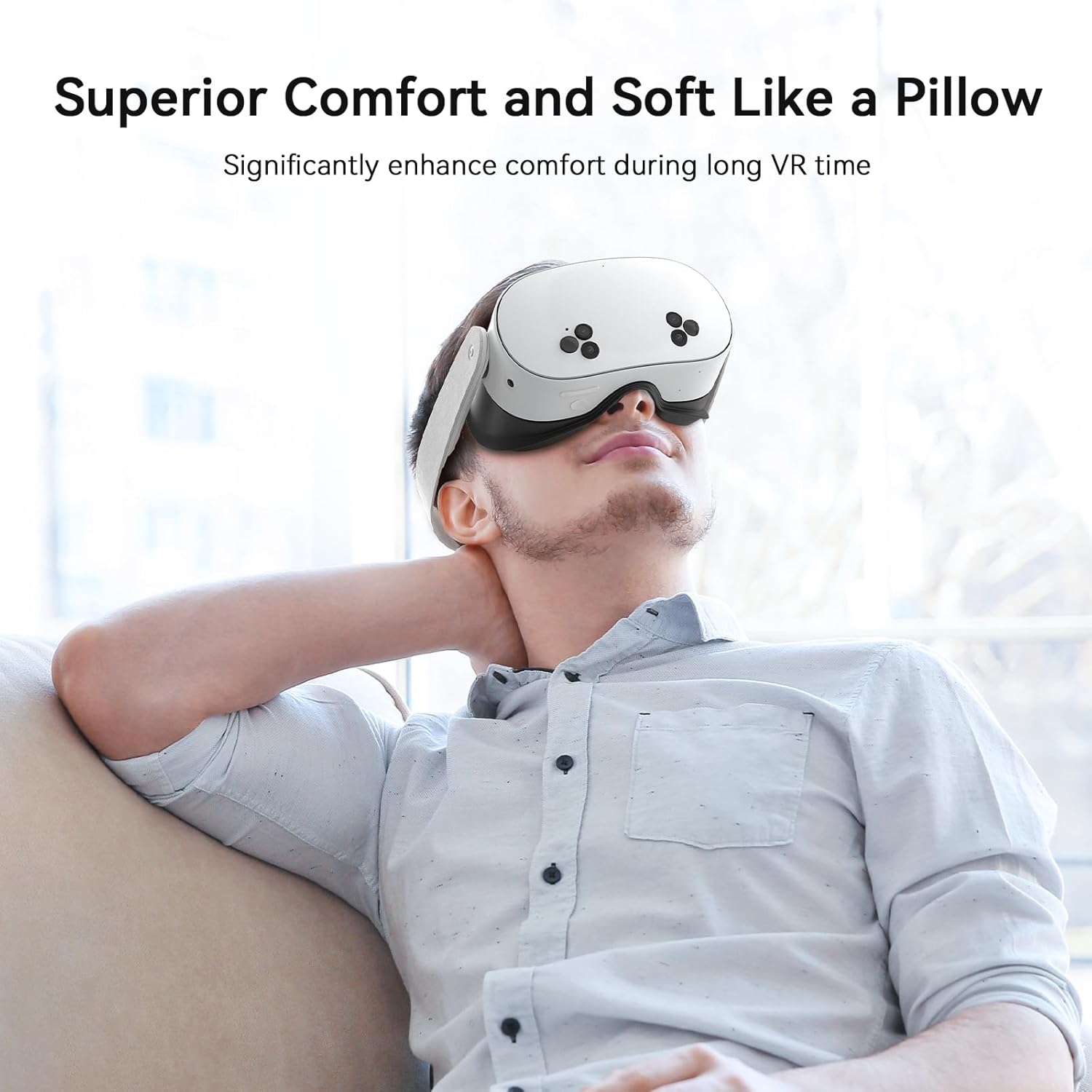 Thumbnail 3 de AMVR Facial Interface Face Pad Cover for Quest 3S