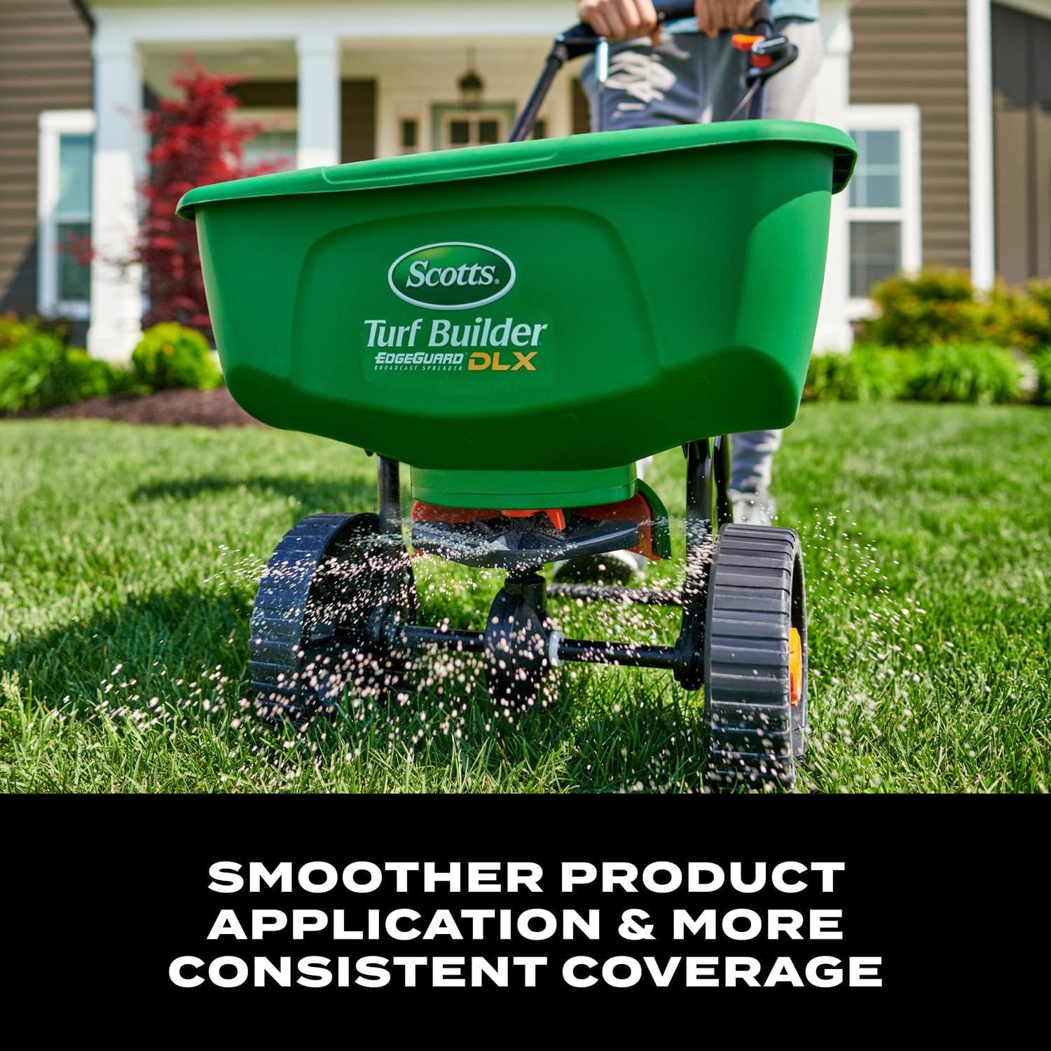 Thumbnail 3 de Scotts Turf Builder EdgeGuard DLX Broadcast Spreader 15,000 sq ft 🌱