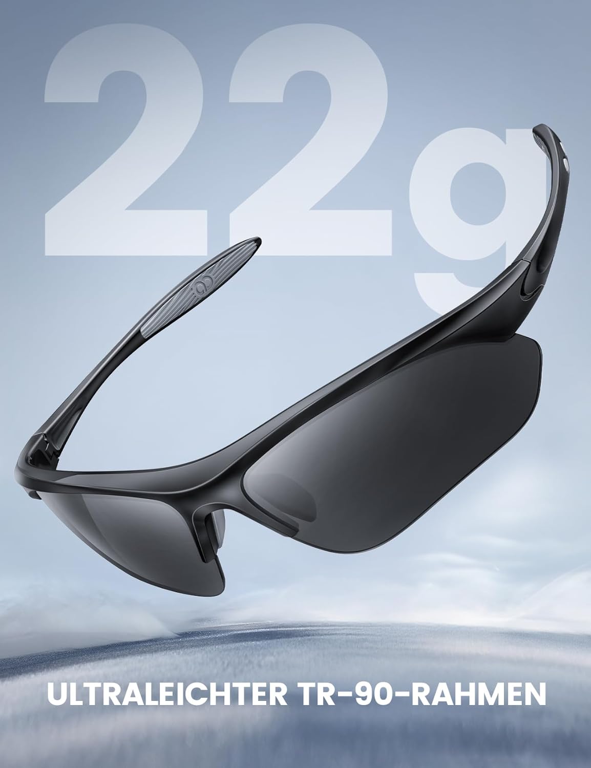 Thumbnail 3 de Lamicall Sportbrille Herren – ultraleichte TR-90 Fahrrad- & Sonnenbrille mit polarisierten UV400-Gläsern (22 g)