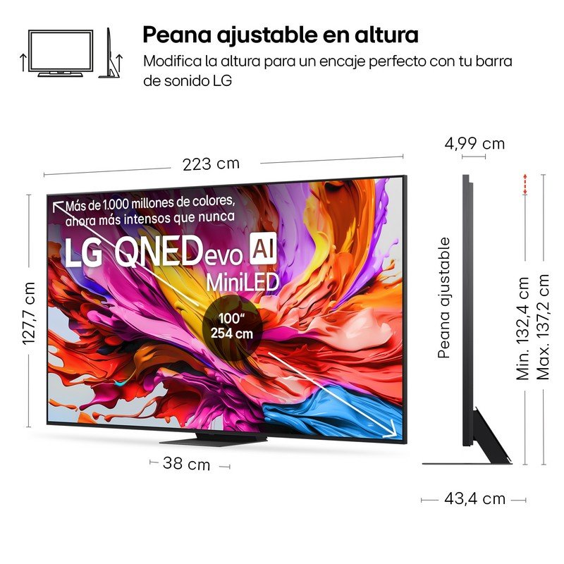Thumbnail 3 de LG QNED 100QNED86A6 100 pulgadas 4K