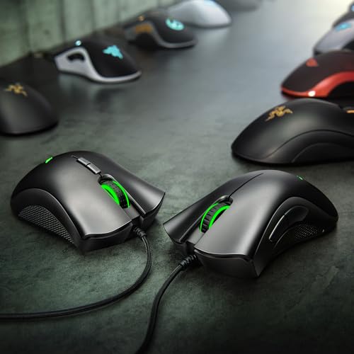Thumbnail 10 de Razer DeathAdder Essential (2021) – Mouse da gioco cablato con sensore ottico 6400 DPI, 5 pulsanti programmabili, ergonomico