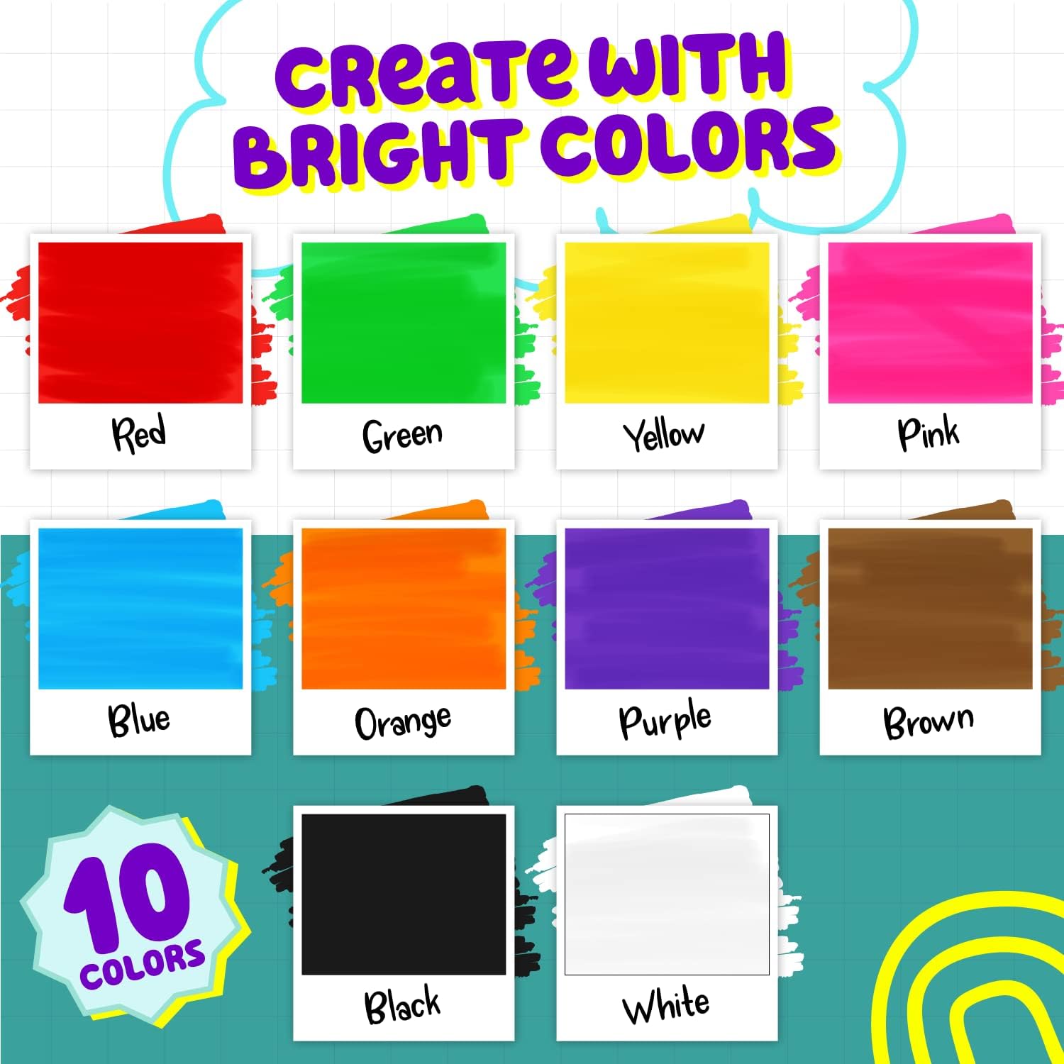 Thumbnail 1 de Chalk Pens neon markers 10 pack, chalk