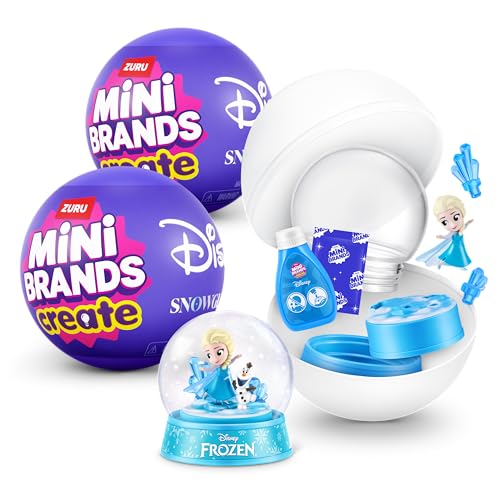 Detalle de Mini Brands Mini Snow Globe Disney Capsule Series 1 (2 PACK) by ZURU