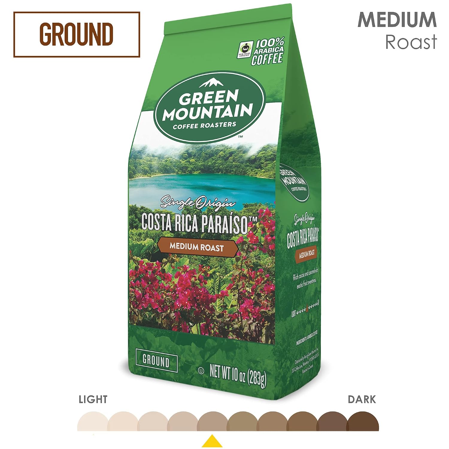 Detalle de Green Mountain Coffee Roasters Ground Coffee 10 oz