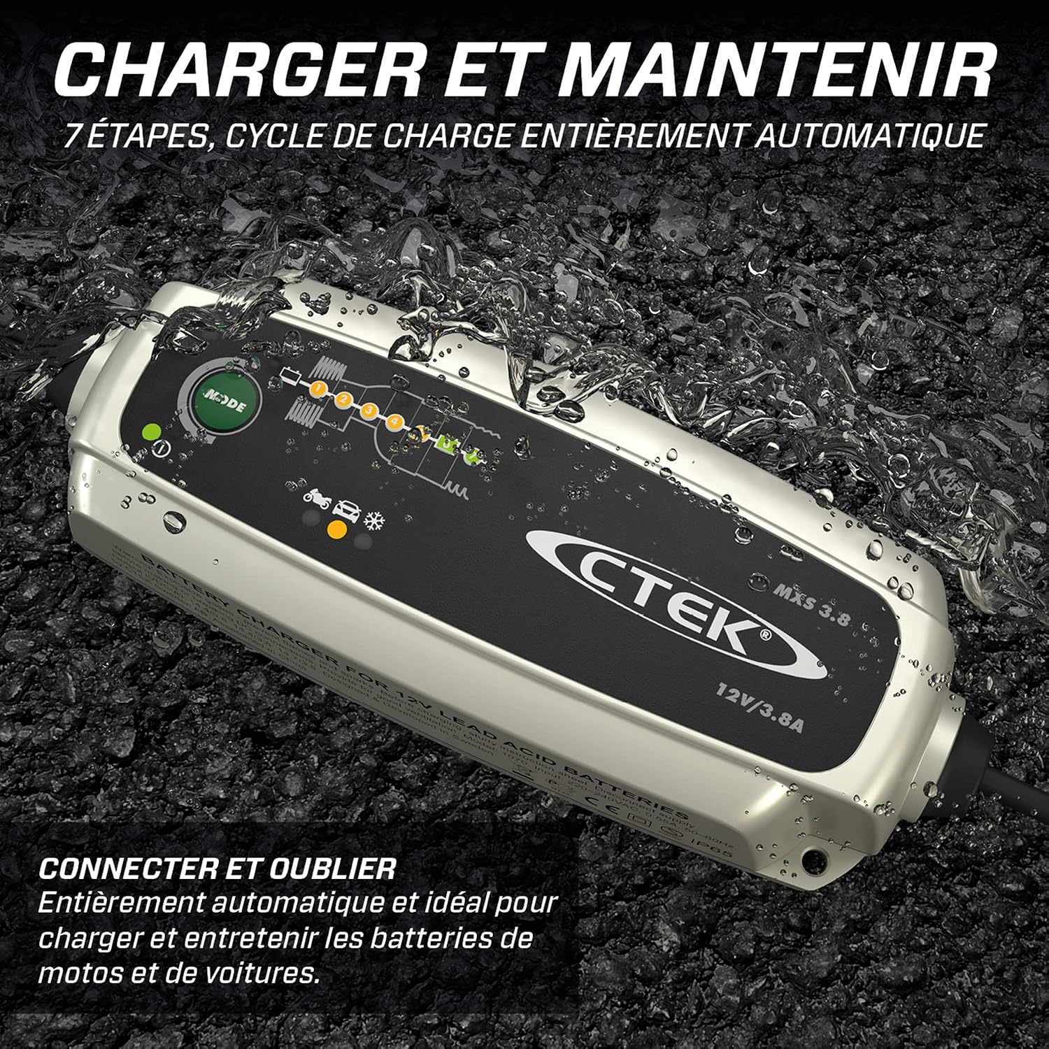 Detalle de CTEK MXS 3.8 chargeur de batterie