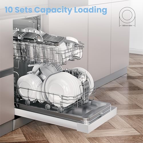 Thumbnail 2 de COMFEE' Slimline Dishwasher, 45cm, 10 Place Settings in White