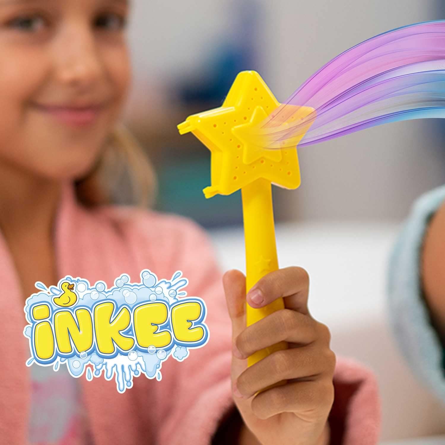 Detalle de INKEE Wand Star badtoverstaf voor kinderen met 7 badbruistabletten