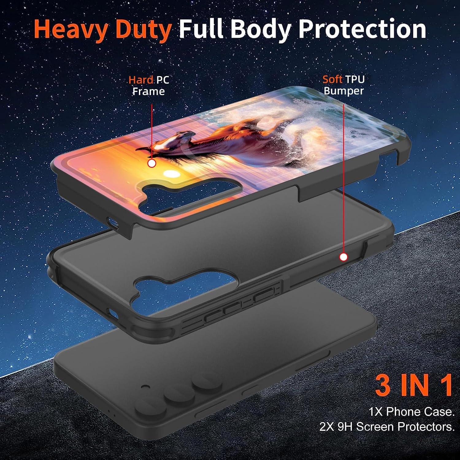 Detalle 2 de ZQLPLZR Phone Case for Galaxy S24 Plus