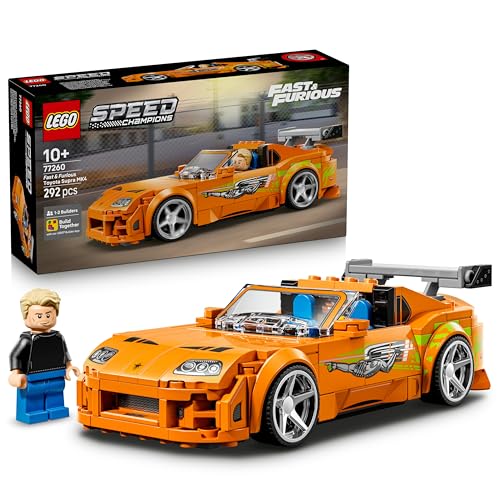 Detalle de LEGO Speed Champions Toyota Supra MK4 de Fast & Furious – Maquette avec Brian O’Conner (77260)