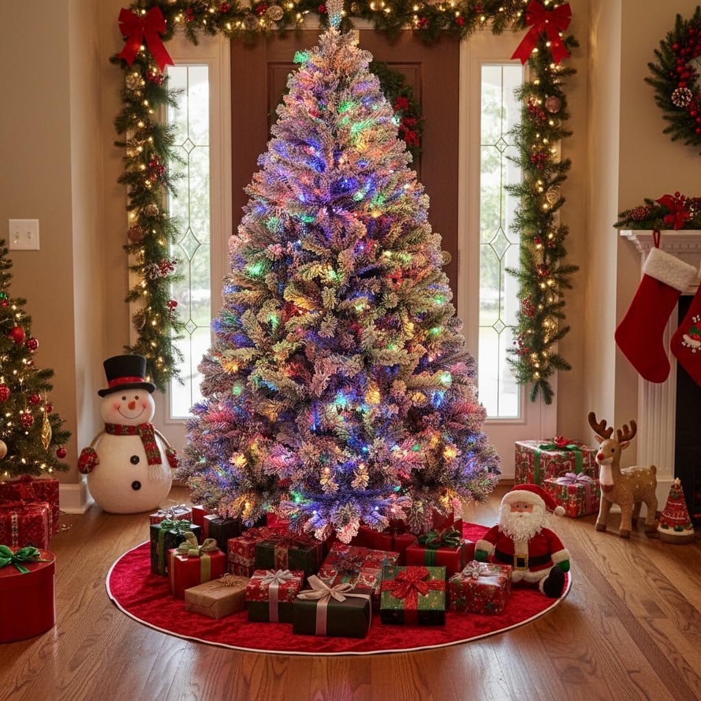 Detalle de Sapin artificiel 180 cm avec 250 LED ⚡