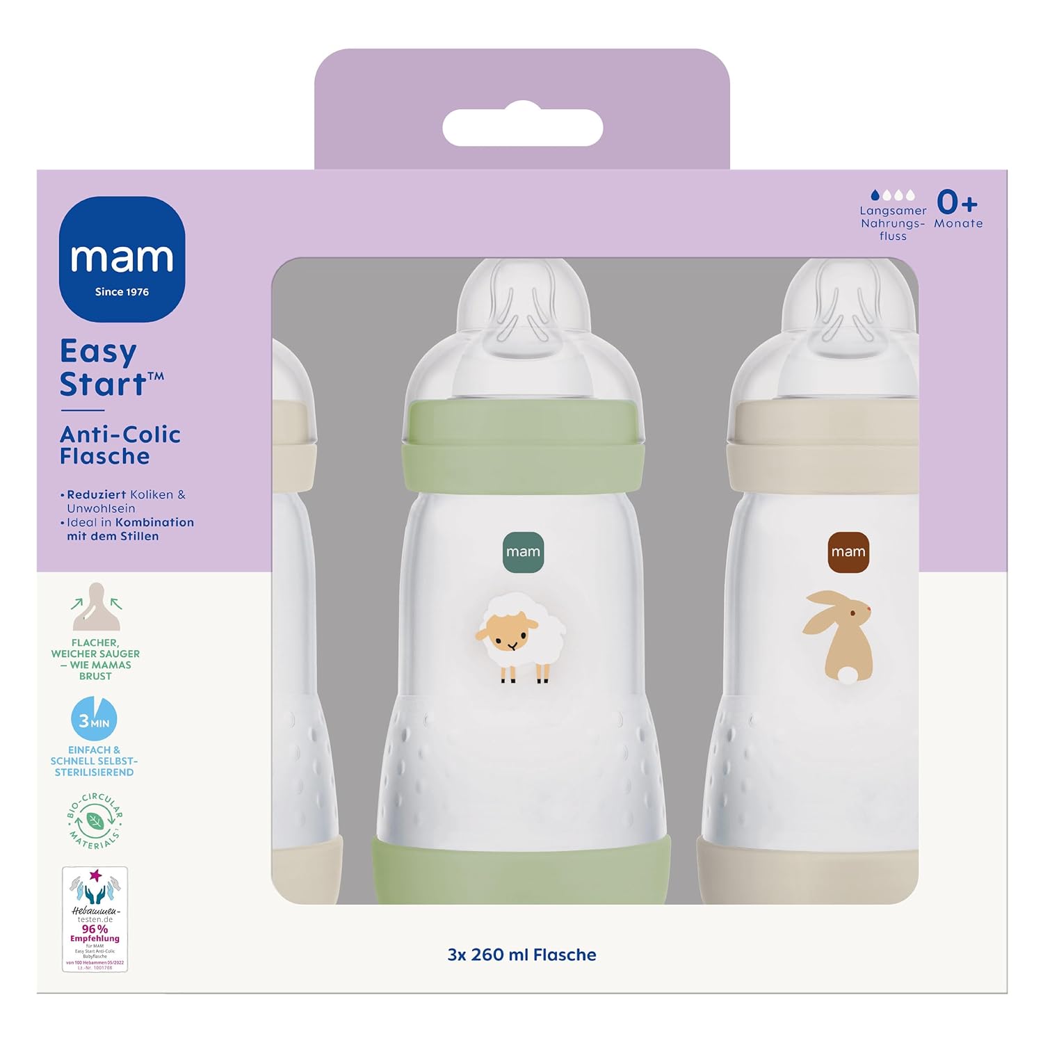 Detalle 1 de MAM Easy Start Anti-Colic matt 260 ml