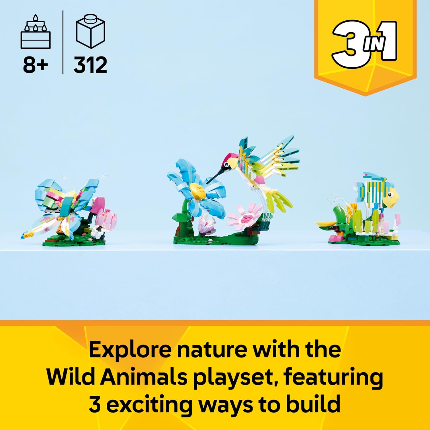 Detalle 2 de LEGO 31384 Colourful Hummingbird toy