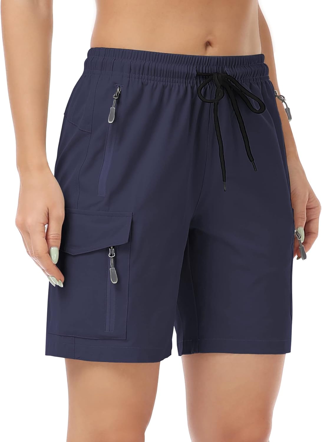 Thumbnail 6 de GymBrave Pantaloncini Trekking Donna Estivi Leggeri Cargo: asciugatura rapida e tasche utility